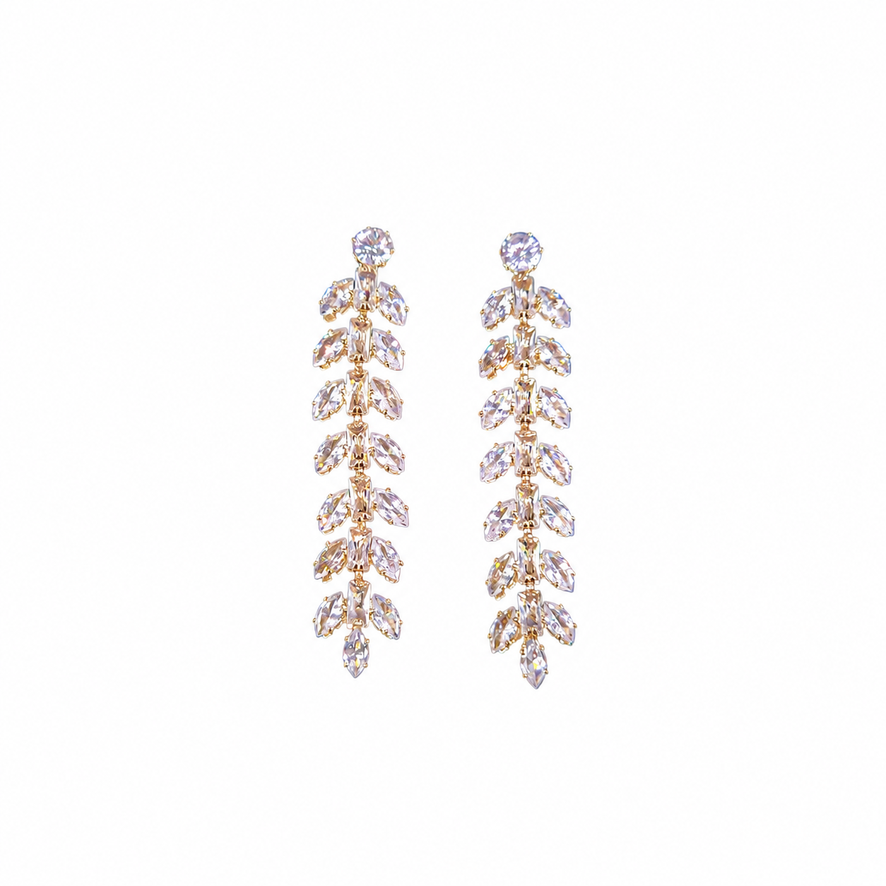Earrings｜Celestial Cascade Tassel Earrings | Statement Earrings | Evening Jewelry