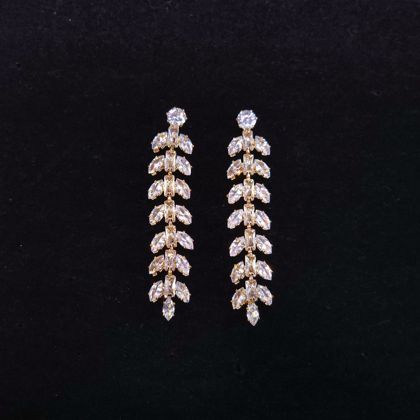 Earrings｜Celestial Cascade Tassel Earrings | Statement Earrings | Evening Jewelry