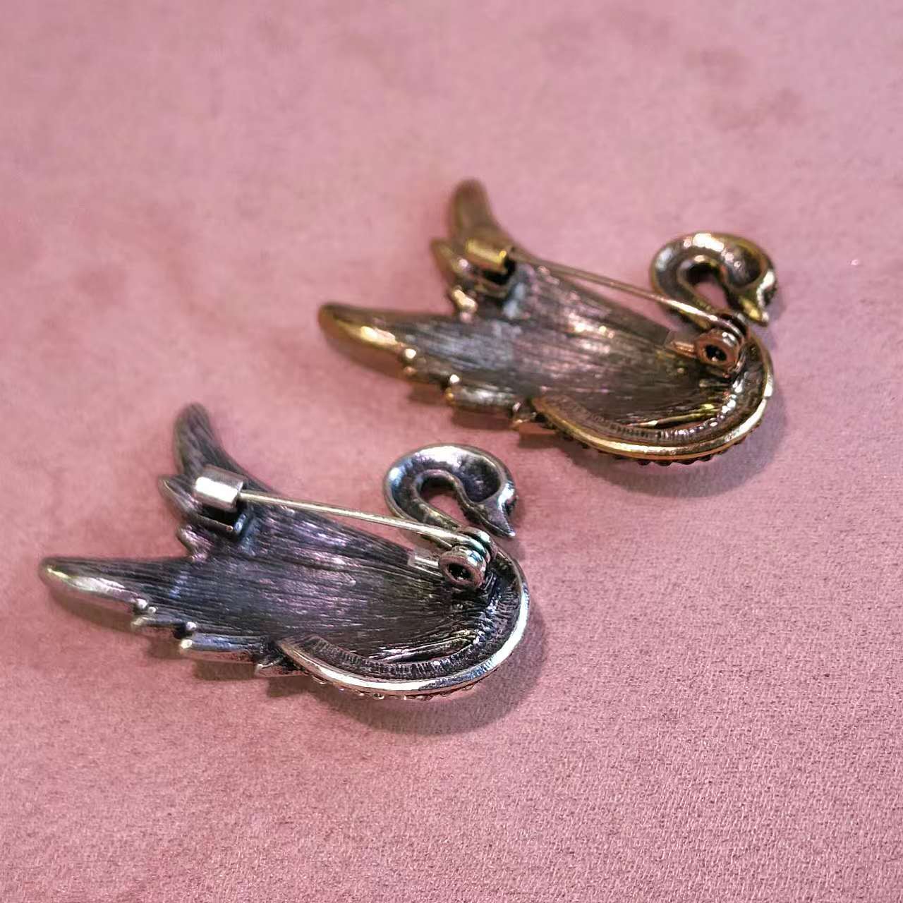 Brooch｜Elegant CZ Swan Brooch Pin | Crystal Animal Brooch